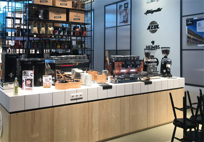 Empfangstheke Kitchen geflieste Theke mit Stromanschlüss