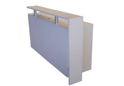 Messetheke Hirschberg II Blau oder Wei�