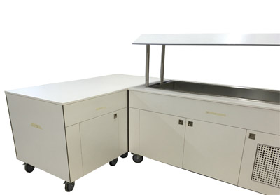 Messetheke Rolltheke Systemtheke Modula